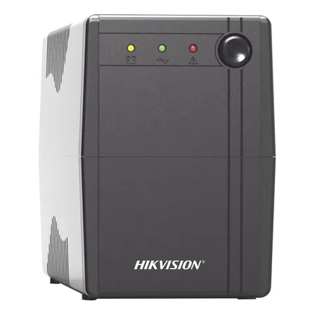 Ups Hikvision De 600va / 360w Regulador 110v No-break Ds-ups600-x Con Bateria Color Negro