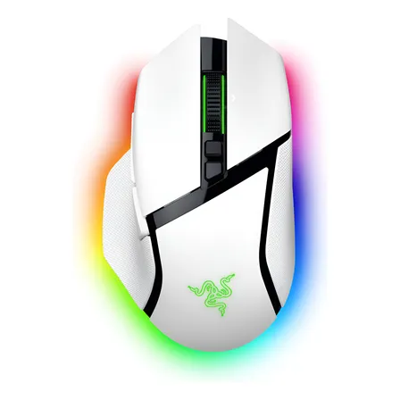 Mouse Gamer Razer Basilisk V3 Pro 35k Rgb Inalámbrico Color Blanco