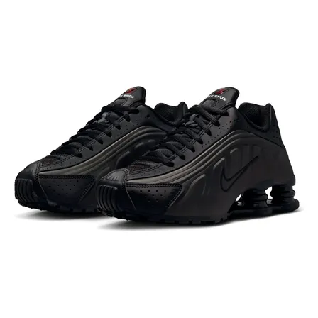 Nike Shox R4 Tenis Negros Para Niños Grandes