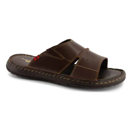 Sandalia Hombre Andrea Casual Artesanal Café 3657225