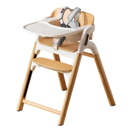 Momcozy Silla Alta Para Bebés Hasta 140kg Ajustable Madera Color Madera Natural Madera Natural