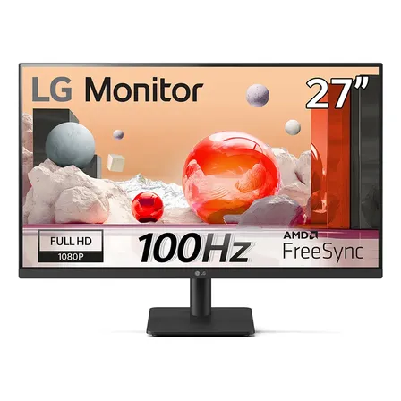 LG 27ms500 Ips Fhd (1920 X 1080) 27 Refresh Rate 100 Hz, Tiempo De Respuesta De 5 Ms (gtg), Contrast Ratio 1000:01