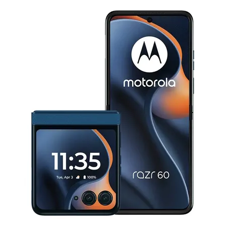 Celular Motorola Razr 60, (12gb Ram/512gb), 50mp, Desbloqueado, Color Azul