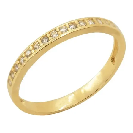 Churumbela Oro Sólido 10k Con Zirconias