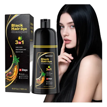 Shampoo Para Canas 500ml Natural Jengibre Tinte Cubre Canas