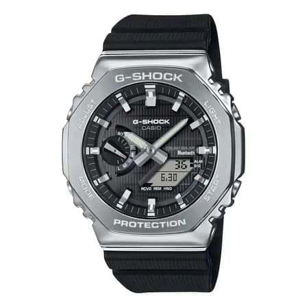 Reloj Casio G-shock Gbm-2100 Para Hombre Correa Negro Bisel Negro Fondo Negro
