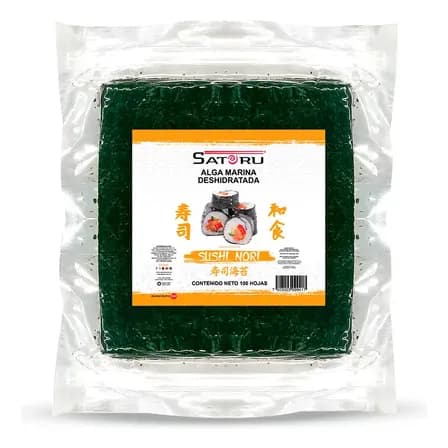 Alga Nori Deshidratada Tostada Para Sushi 100 Hojas ¡promo
