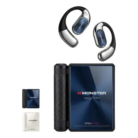 Ac530 Monster Audifonos Sports Inalambricos Bluetooth Negro