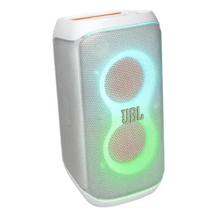 Parlante Jbl Partybox Club 120 Portátil Color Blanco Bluetooth V5.4 Potencia 160w Modelo Jblpbclub120swam Autonomia De 12 Horas Frecuencia De 40 Hz A 20 Khz