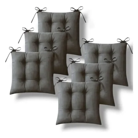 10 Elegantes Cojines Para Sillas Con 4 Cintas De Sujeción