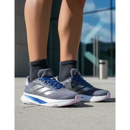 Tenis Dama adidas Duramo Sl 2 Gris Deportivo Entrenamiento Gym Running Correr Agujetas Para Mujer