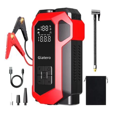 Arrancador De Emergencia Portátil De 12 V Para Coche Con Com