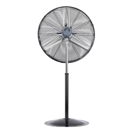 Ventilador Industrial De Pedestal 3421 Mytek 30 Metálico Cantidad De Aspas 3 Color De La Estructura Negro Color De Las Aspas Plata Diámetro 76 Cm Material De Las Aspas Aluminio 60 Hz
