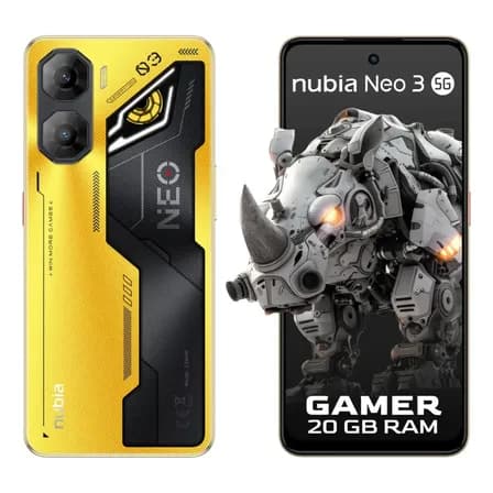 Nubia Neo 3 5g Celular, 256gb + 8gb Ram, Amarillo
