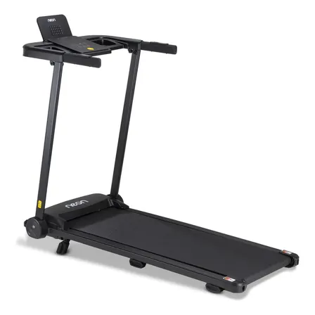Caminadora Eléctrica Neon 2.0 Hp Plegable Velocidad Máxima 10 Km/h Monitor Y Control Remoto Negro