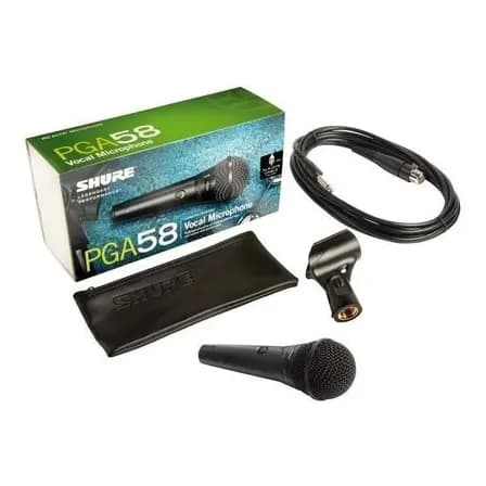 Micrófono Para Voces Shure Pga58-qtr Negro