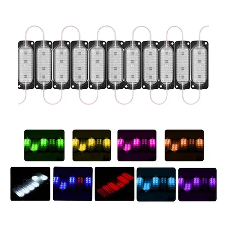 Módulos Led 2835 De 10 Pzas ,varios Colores Estroboscópico