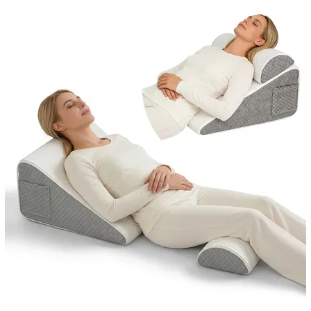 Almohada Cojin Antireflujo Cuña Ajustables Respaldo Adulto