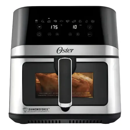 Oster® Freidora De Aire Digital, Recubrimiento Oster® Diamon Negro