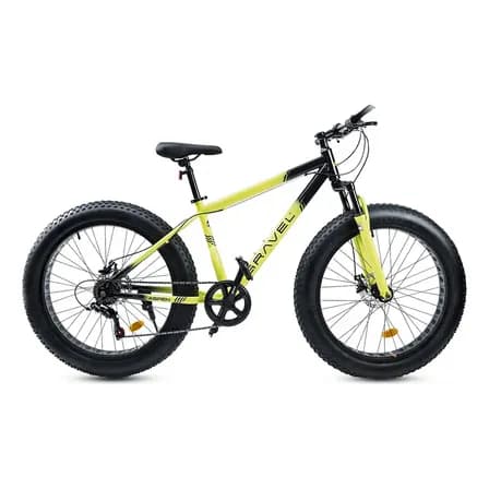 Gravel Fat Bike 4.0 Aspen Mtb R26 7v Shimano Frenos De Disco Color Amarillo