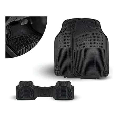 1 Juego Tapetes 3pz Uso Rudo Auto Camioneta Universal