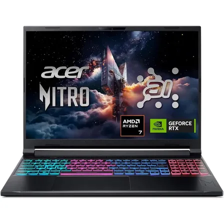 Laptop Gamer Acer Nitro V 16 Ryzen 7 260 32 Ram 1tb Ssd Nvidia Rtx 5060 Windows 11 Negro