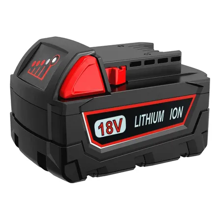 Batería De Repuesto De 18 V Y 5,0 Ah Para Milwaukee M18