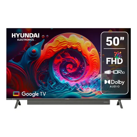 Smart Tv Hyundai Led 50 Full Hd Google Tv + Barra De Sonido