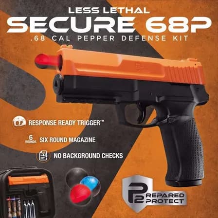 Pistola Traumatica Umarex P2p 68p Secure Defensa Personal Xc Naranja 0.68 Mm