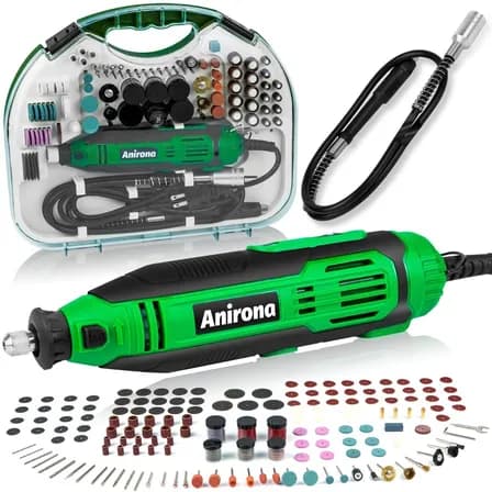 Mini Taladro Mototool Anirona Con 211 Piezas 135w Potencia 135 W