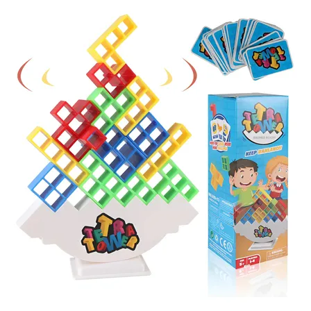 Savefree Juego Educativo Torre Tetris De Equilibrio Infantil Plástico