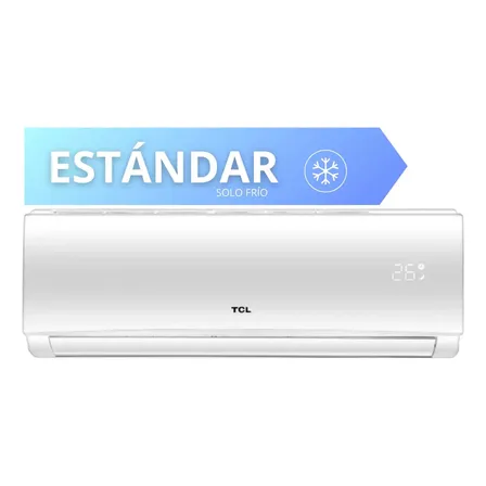 Aire Acondicionado Mini Split Tcl 1 Tonelada Eficiencia Estandar Elite Solo Frio Voltaje 110-1-60 Modelo S12p-ecf12 12,000 Btus Blanco