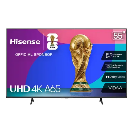 Hisense Smart Tv Pantalla 55 Pulgadas Led 55a65nv Vidaa