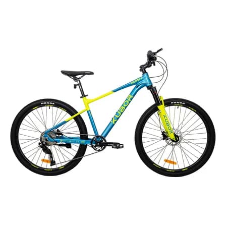 Bicicleta Mtb Calipso 4 R- 27.5 9v Aluminio Cuadro M Color Azul/amarillo | Perfecta Para Jóvenes Y Adultos Activos Que Desean Rendimiento, Seguridad Y Comodidad En Cada Ruta, Frenos De Disco Shimano