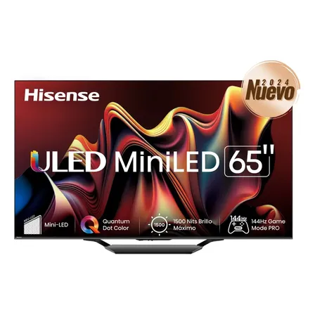 Pantalla Hisense Uled Miniled 65u7n 144hz Game Mode Pro - Excelente (Reacondicionado)
