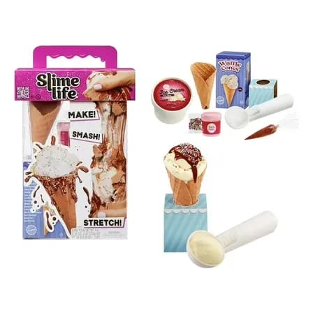 Kit De Cono De Helado 8+ Slime Life Multicolor