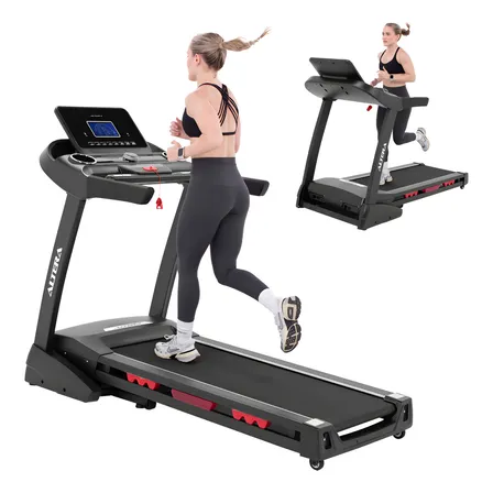 Caminadora Electrica Altera 3.5hp Plegable 12 Programas 20km Negro