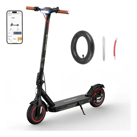 Honey Whale E9t Scooter Patin Electrico Plegable 32km/h-max.-500w-22km-7.8ah-velocidad-potencia-autonomía-capacidad De La Batería, Patin Eléctrico Con App Bluetooth, Con Sistema De Doble Freno Negro