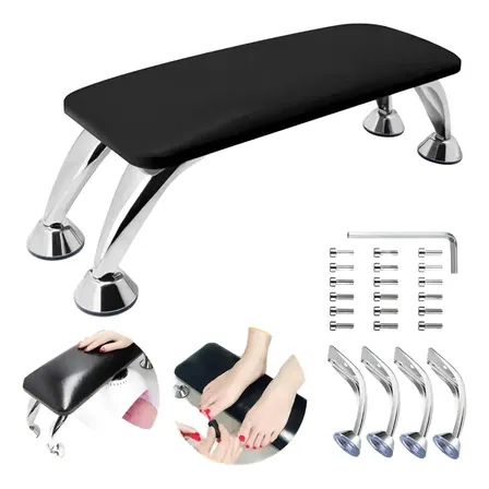 Almohada Para Mano De Cuero Para Manicura Obp Reposabrazo