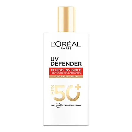 L'oreal Paris Protector Solar Fluid Fps50+ Uv Defender, 40ml