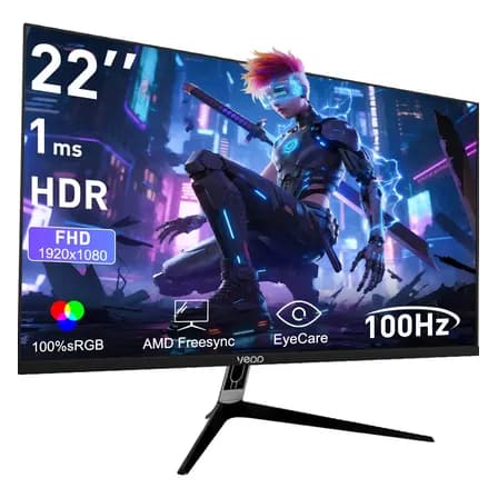 Vedd® Monitor Gamer 22 Pulgadas Pantalla Para Pc 1ms Fhd