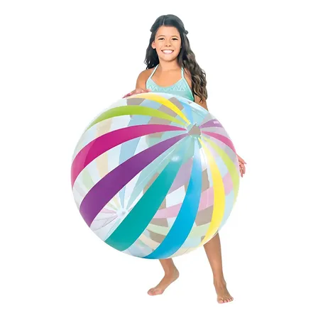 Pelota De Playa Inflable Wodoso 107cm Pvc Color Agua Verano Juguete