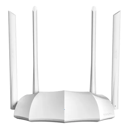 Tenda Router Wi-fi Ac5 V3 Ac1200 Con Dual-banda (5 Ghz 867 Mbps + 2.4 Ghz 300 Mbps), 4 Antenas De 6 Dbi, Salida Ipv6, Gestión Por App Móvil, Ideal Para Fibra De Hasta 100 Mbps
