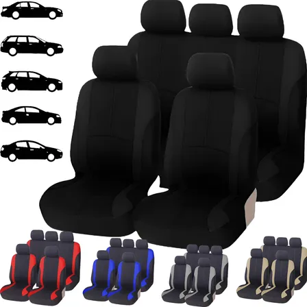 Fundas Para 5 Asientos De Automóvil 9 Piezas Universal