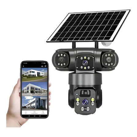 Cámara Fs A2388 4g Espía Solar 12 Mp Panorámica 4g