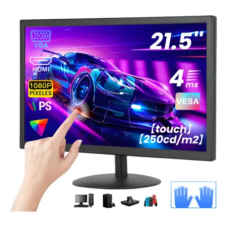 Monitor Gamer 21.5'' Pantalla Táctil Fullhd 1920x1080 Nuevo