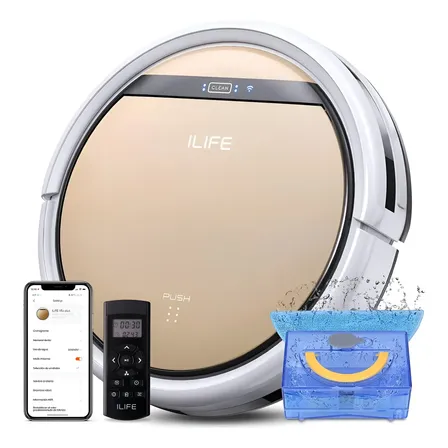 Aspiradora Inteligente Trapeadora Robot Ilife V5s Plus