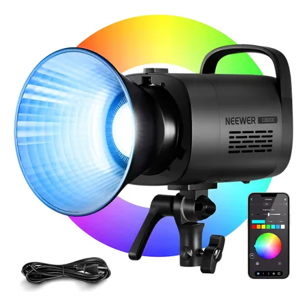 Neewer Cb100c 130w Rgb Led Luz Video Cob Bowens Iluminación