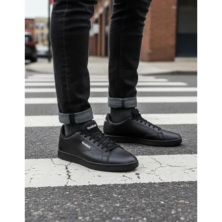 Tenis Reebok Hombre Casual Negro Royal Complete Clean