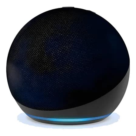 Asistente Virtual Amazon Echo Dot 5ta Gen Blanco Color Color Black